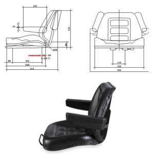 Сиденье трактора F-L-C-N 269 İHC